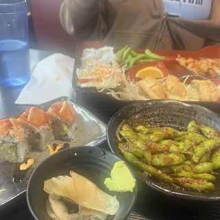 Spicy Garlic Edamame