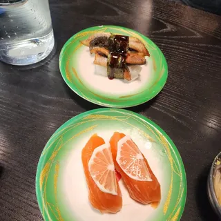 Lime/Lemon Salmon Nigiri