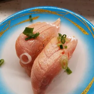 Aburi Salmon Toro Nigiri