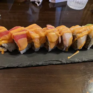 Spicy Rainbow Roll