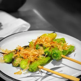 Shishito Peppers @whaevaeats