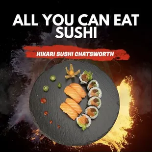 Join us for All You Can Eat Sushi!