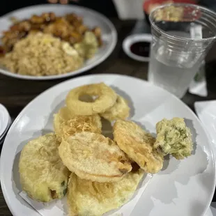 a plate of food