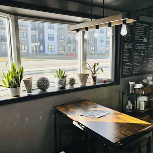 Table by the window