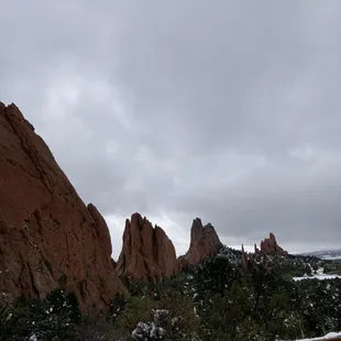 View from scenic drive - Garden of the Gods