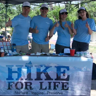 Hike for Life Team providing FREE education at Get Outdoors Day!