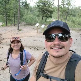 Secret twisted trees hike.