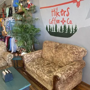 two couches and a coffee table