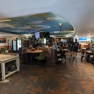 the inside of the restaurant
