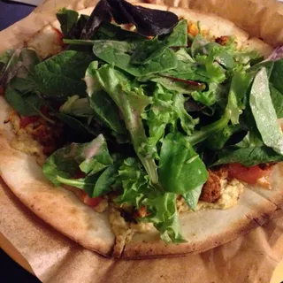 Tofu Hummus Pizza