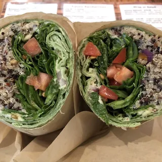 Quinoa Spinach Wrap