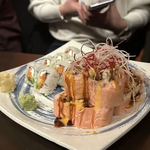 food, sashimi, sushi and sashimi, sushi