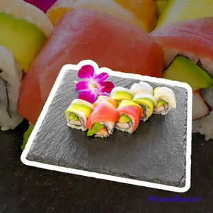 sashimi, sushi, sushi and sashimi, food