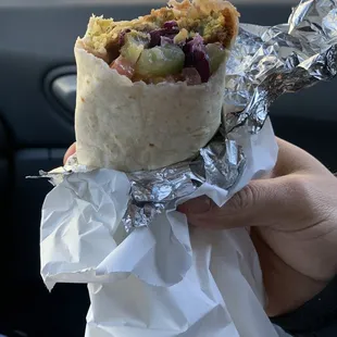 The great falafel sandwich