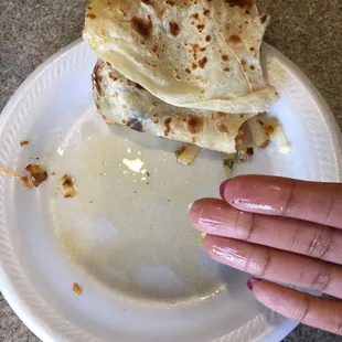 A greasy mess!