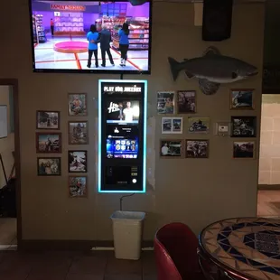 a large screen tv