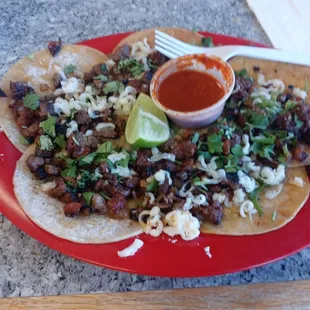 Asada tacos.