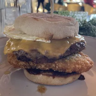 McHildee breakfast sandwich