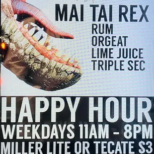 Happy hour deals