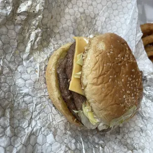 Double jalapeño burger