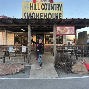 Pro rider Zayne Carter at the one and only hill  country smoke house