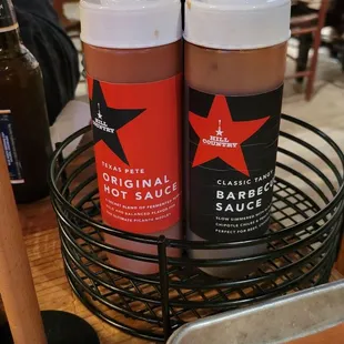 Choice of sauces
