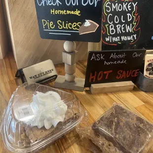 Homemade French Silk Pie and PB Crispy treat