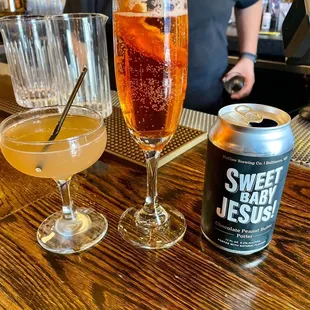 Aperol Spritz Brown Derby &amp; Sweet Baby Jesus Beer