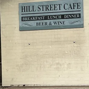 Outside of restaurant