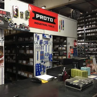 View from sales counter