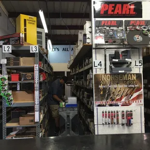 View from sales counter