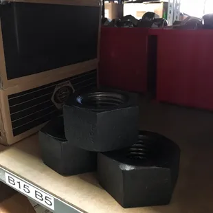 Nuts of all sizes available