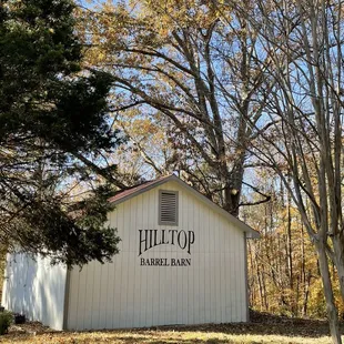 the front of the building