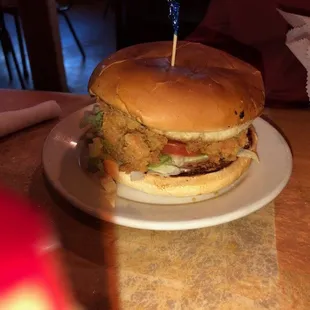 Shrimp on a bun