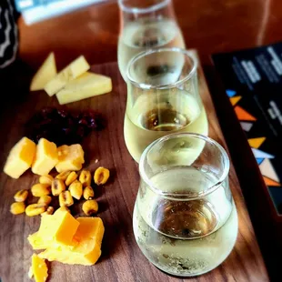 White wine flight