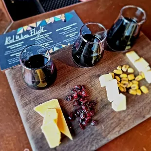 Red wine flight