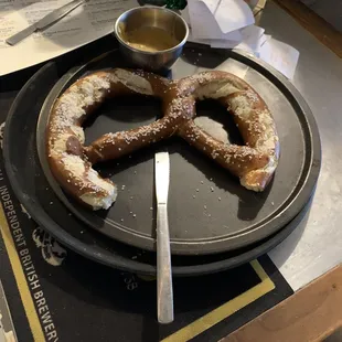 Giant, Soft Pretzel and Beer Cheese