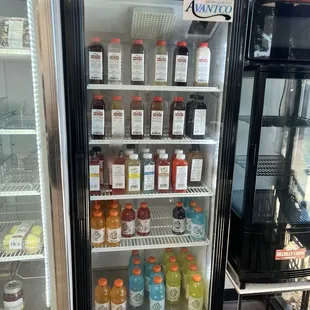 Teas, juices and other drinks