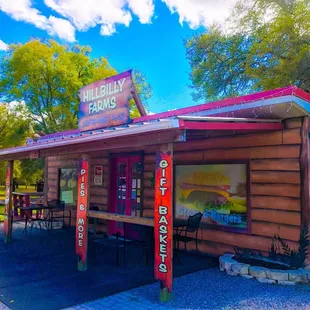 the exterior of the restaurant