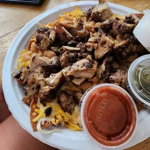 Chicken nachos