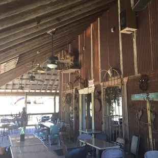 the inside of a restaurant