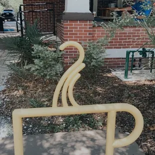 It&apos;s a bike rack!