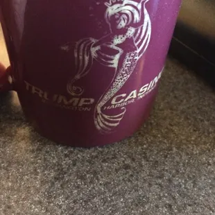 The Trump Casino mug so that's where I am.