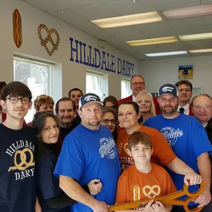 a group of people posing for a picture