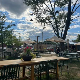 Outside seating