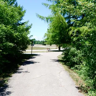 Bike trail.