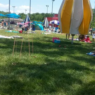 Lots of space and unbrella available