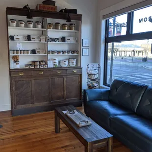 Front seating area and gifts