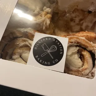 a box of pastries