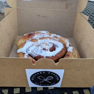 Cinnamon roll was delicious!